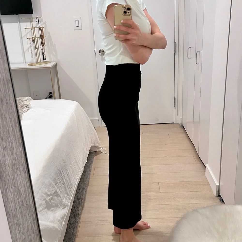 NWT OGL Eco-SkinKiss® Effortless Column Maxi Skirt - Black XS - Picture 2 of 6